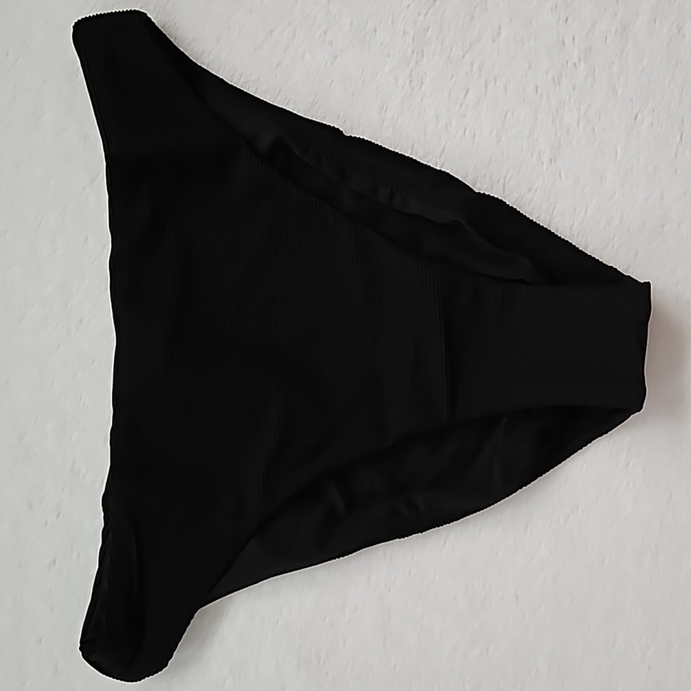 *NWT* J.Crew Ribbed Hi-Rise Cheeky Bikini Bottom